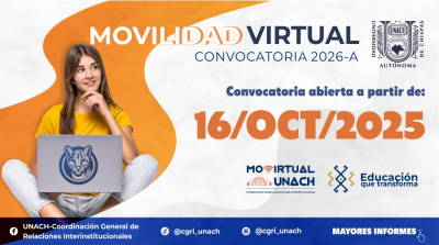 Convocatoria Movilidad Virtual 2026-A