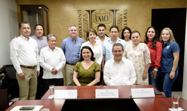 Firman convenio de colaboración UNACH y la Secretaría de Bienestar de Chiapas