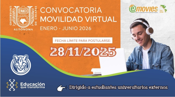 Convocatoria Movilidad Virtual 2026-A